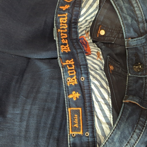 Rock Revival Women's Deep Indigo Skinny Jeans - Picture 10 of 14